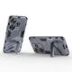 Защитный чехол с подставкой Deexe Bibercas для Xiaomi Poco F6 - Dark Blue - изображение 3