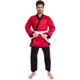 Кімоно для айкікендо карате червоно-чорне AYKIKENDO KARATE BALLON (бавовна, поліестер, р-р 1 (140см), щільність 240г на м2) (AKS_1_(зростання_140)) - изображение 1