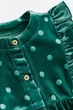 Ромпер для дівчинки зелений в горох H&M 92см (400097546) - зображення 2