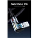 Кабель UGREEN US305 USB-C to Lightning Angled Cable Aluminum Shell Braided 1м Black (UGR-60763) - зображення 4