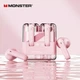 Bluetooth 5.3 геймерські навушники MONSTER AIRMARS XKT12 Pink - зображення 1