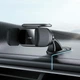 Держатель для телефона автодержатель Baseus Steel Cannon pro Solar Electric Car Mount Black (SUGP010001) - изображение 6