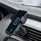 Держатель для телефона автодержатель с БЗП Baseus Light Electric Holder Wireless Charger 15W Black (CGZX000001) - изображение 7