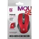 Беспроводная безшумная мышка Defender Prime MB-053 6 кн 1600 dpi Red-Black (52052) - изображение 5