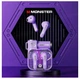 Bluetooth 5.3 геймерські навушники MONSTER AIRMARS XKT15 purple - зображення 3