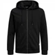 Худи Jack and Jones Zip Black, L (48) (11720469) - изображение 1