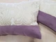 Комплект декоративних подушок Firanka Damask 34х24см 2шт фіолетові з молочним (п_0523) - зображення 2