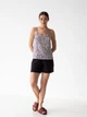 Пижама (майка + шорты) женская BARWA garments 0340/313 S Леопард (2113403131153) - изображение 3