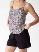 Пижама (майка + шорты) женская BARWA garments 0340/313 S Леопард (2113403131153) - изображение 10