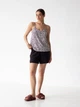 Пижама (майка + шорты) женская BARWA garments 0340/313 S Леопард (2113403131153) - изображение 6