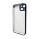 Захисний чохол-накладка AG Glass Sapphire Frame MagSafe Logo для Apple iPhone 14 Sea Blue (AGSappiFRP14Blue) - зображення 2