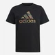 Подростковая футболка для мальчика Adidas Camo Boys IZ0421 134-140 см Черная (4067896978109) - изображение 1