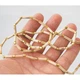 Бусы Канхимала из Туласи с золотыми бусинами - изображение 3