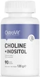 Холін Інозитол OstroVit Choline + Inositol 90 tabs - зображення 1