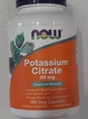 Калий NOW Potassium Citrate 99 мг 180 капс - изображение 9