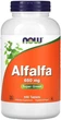 Люцерна 650мг Now Foods Alfalfa 650 mg 500 таблеток - изображение 1