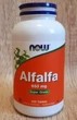 Люцерна 650мг Now Foods Alfalfa 650 mg 500 таблеток - изображение 7