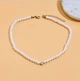 Колье в классическом стиле Pearl Heart ожерелье на шею из искусственного жемчуга, белый (86163085) - изображение 3
