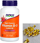 Витамин Д NOW Vitamin D-3 1000 IU 180 капс - изображение 5