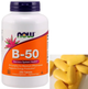 Комплекс витаминов группы Б Now Foods B-50 250 таб Нау Фудс - изображение 3