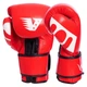 Перчатки для бокса и единоборств кожаные VELO Champ VL-2208 Red-White 12 унций - изображение 2