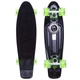 Скейт пенни борд Penny My Go Fish Skateboards 405-7 со светящимися колесами Black-Green - изображение 1
