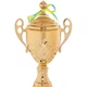 Кубок спортивный с ручками и крышкой приз спортивный SP-Sport Heroe 4067C высота 38 см Gold - изображение 3