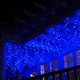 Светодиодная гирлянда Shine Lighting Бахрома 100LED 3 метра Синяя - изображение 3