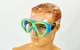 Маска для плавания подросковая c термостеклом Zelart M258-PVC Green-Blue - изображение 3