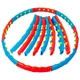 Обруч массажный хула хуп Hula Hoop My Fit MAGNETIC SP-Planeta Sport 6003 диаметр 98 см Blue-Red - изображение 1