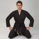 Кімоно для карате Matsa Heroe 0017 чорне 240г/м2 розмір 2XL зріст 170 см - зображення 1