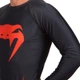 Рашгард мужской с длинным рукавом Venum Challemger 5248 размер XL (50-52) Black-Red - изображение 3