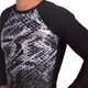 Рашгард мужской с длинным рукавом Venum Tropical 5818 размер L (48-50) Black-Grey - изображение 3