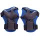 Комплект защиты 3 в 1 для роликов скейта и велосипеда Hypro B108 размер M (8-12 лет) Blue-Black - изображение 3