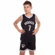 Форма баскетбольная подростковая Zelart Brooklyn 3581 S 120-130 см Black-White - изображение 1