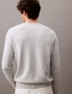Чоловічий бавовняний светр Calvin Klein Monogram Logo L Grey (40JM306) - изображение 3
