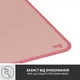 Коврик для мышки Logitech Desk Mat Studio Series Darker Rose (956-000053) - изображение 6