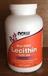 Соевый лецитин Now Foods Lecithin 1200 mg Non GMO 400 капс - изображение 5