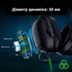 Проводные наушники Razer BlackShark V2 X гарнитура с пассивным шумоподавлением и поворотным микрофоном для киберспорта, черный (86191168) - изображение 3