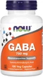 Габа NOW GABA 750 mg 100 капс - изображение 1