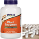 Пищеварительные энзимы Now Foods Plant Enzymes 240 капсул - изображение 2