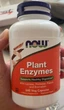 Пищеварительные энзимы Now Foods Plant Enzymes 240 капсул - изображение 12