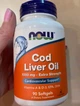 Масло печени трески NOW Cod Liver Oil 90 гел капс - изображение 6
