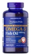 Рыбий жир, Омега-3, Puritan's Pride, Triple Strength Omega-3 Fish Oil 1360 мг (950 мг Active Omega-3) 240 капсул (PTP-34888) - изображение 1