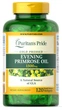 Масло вечерней примулы с ГЛК, Evening Primrose Oil, Puritan's Pride, 1300 мг, 120 гелевых капсул (PTP-13233) - изображение 1