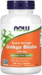 Гинкго Билоба NOW Double Strength Ginkgo Biloba 120 mg 200 капс - изображение 1