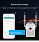 Уличная IP камера видеонаблюдения UKC V2 1920*1080 Wi-Fi , сигнализация, удаленное управление, влагозащита IP66 - изображение 6