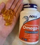 Риб'ячий жир та омега NOW Foods Omega-3 200 капсул - зображення 3