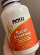 Масло вечерней примулы Now Foods Super Primrose 1300 mg Evening Primrose Oil 120 капсул - изображение 4