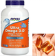 Омега с Витамином D NOW Ultra Omega 3-D 180 гелевых капсул - изображение 2